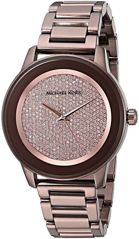 michael kors women's kinley|Michael Kors Women's Kinley Brown Watch MK6245 .